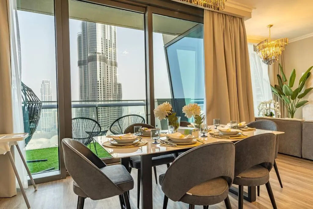First Class 3Br With Full Burj Khalifa And Fountain View 迪拜